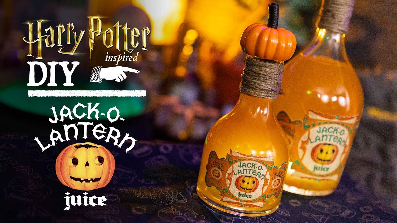 Jack-O-Lantern Juice DIY