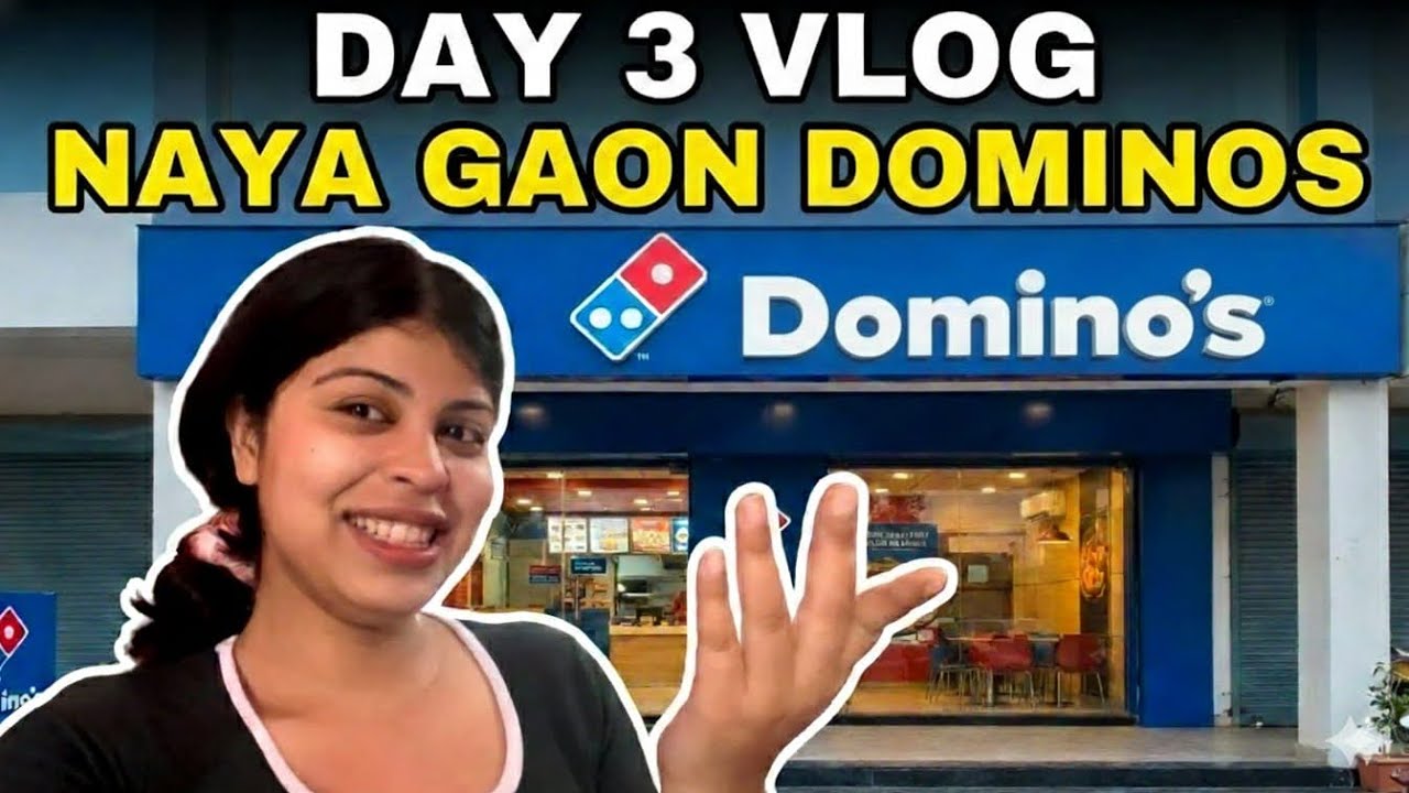 Aaj hum gaye Domino’s🍕
