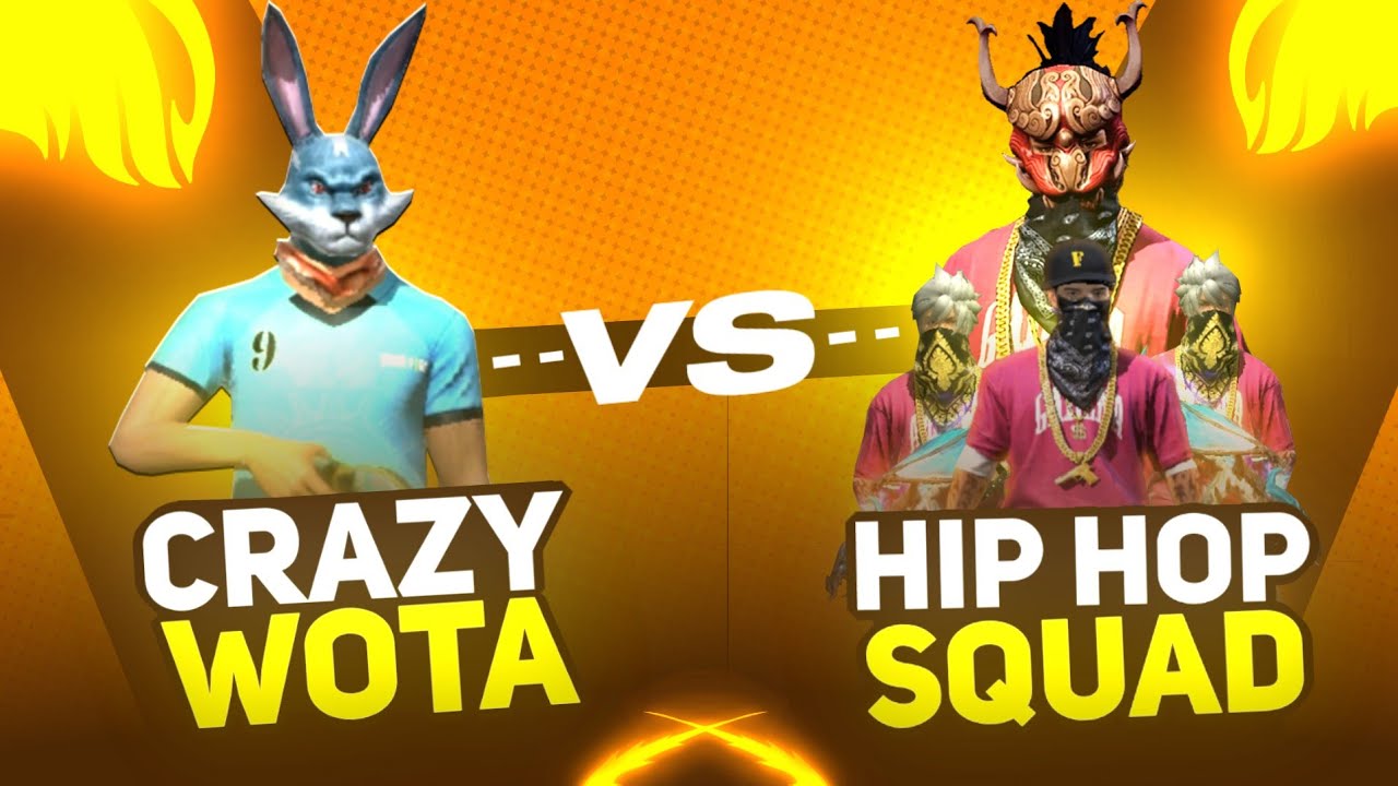 Wota VS Hip Hop Squad || class Squad Castom Match Full GAMPALAY