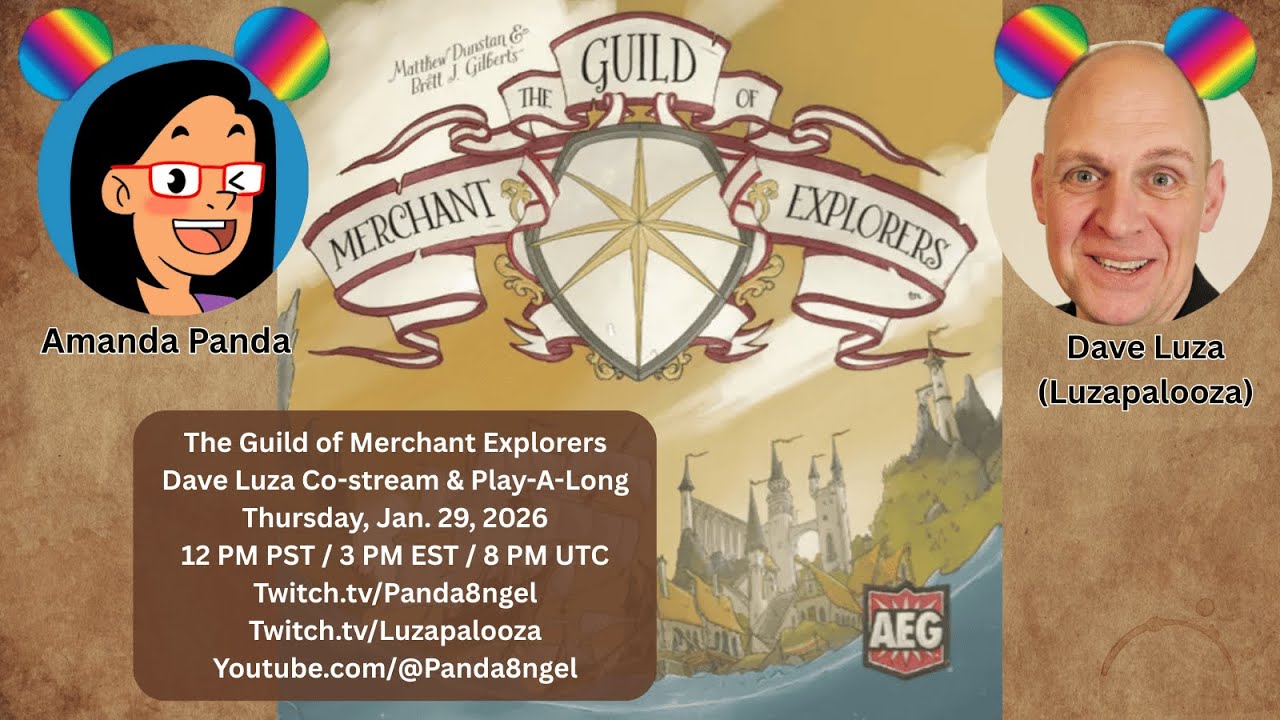 w/ @Luzapalooza  | The Guild of Merchant Explorers by Matthew Dunstan &  Brett Gilberts from AEG