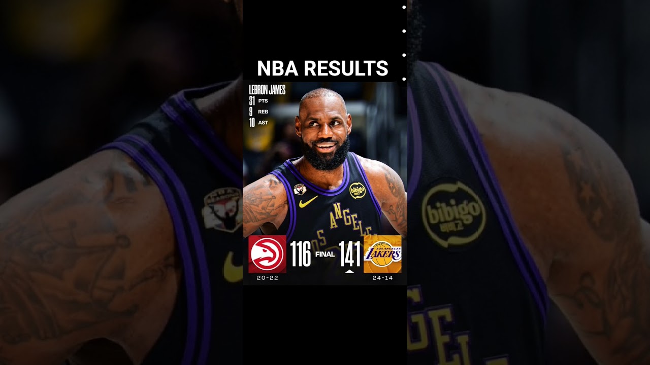 NBA 2026 - games results today ; lakers standings today ; NBA Standings Today ; lakers vs hawks