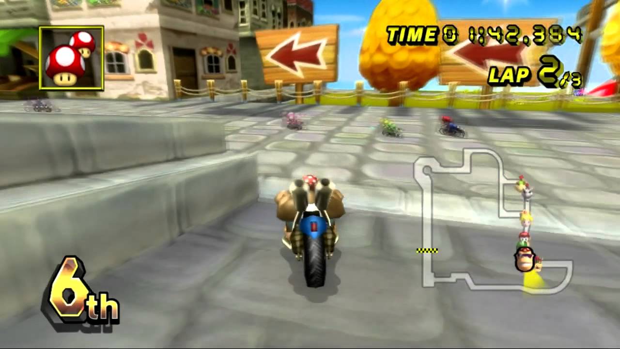 Mario Kart Wii (Wii) walkthrough - DS Delfino Square