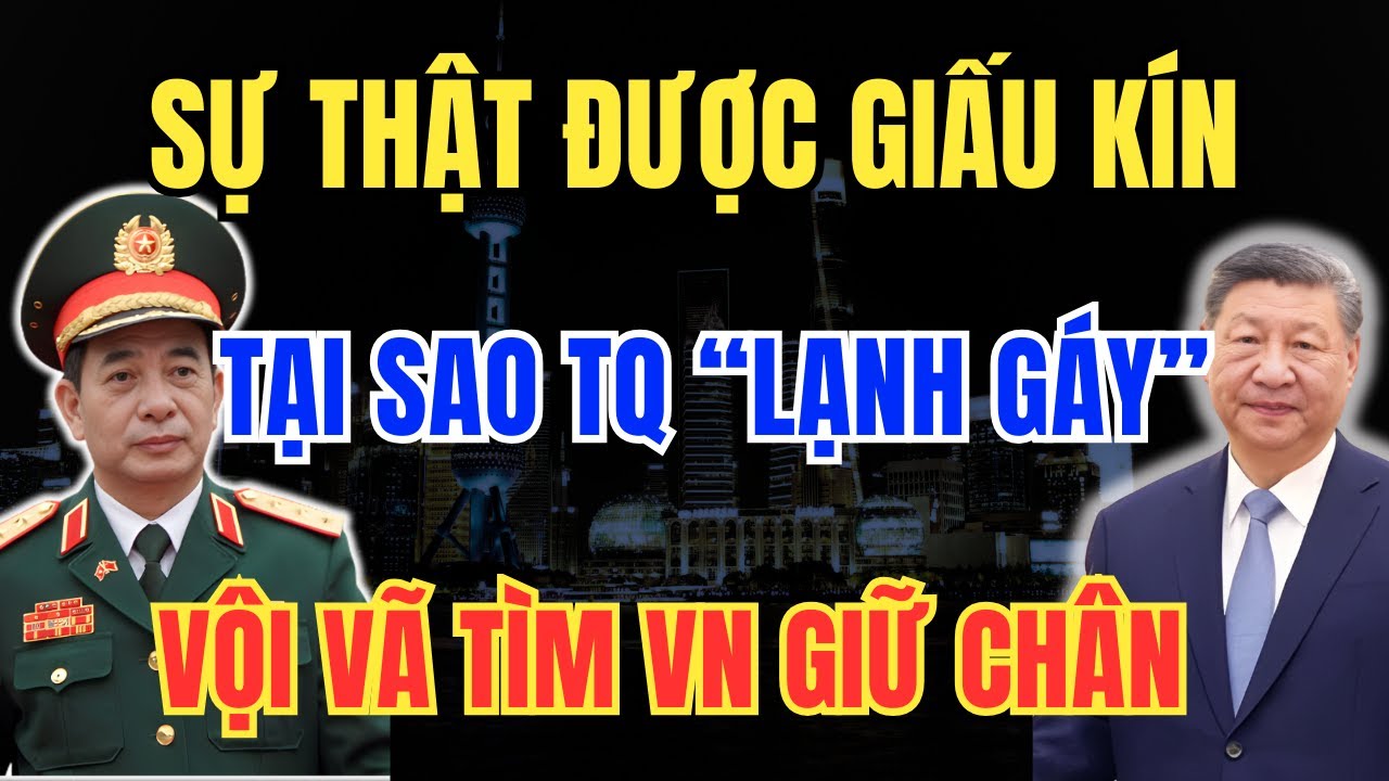 Hồ Sơ Giải Mật: Lý Do Thật Sự Khiến Bắc Kinh “LẠNH GÁY” và Vội Vã Tìm Việt Nam Giữ Chân