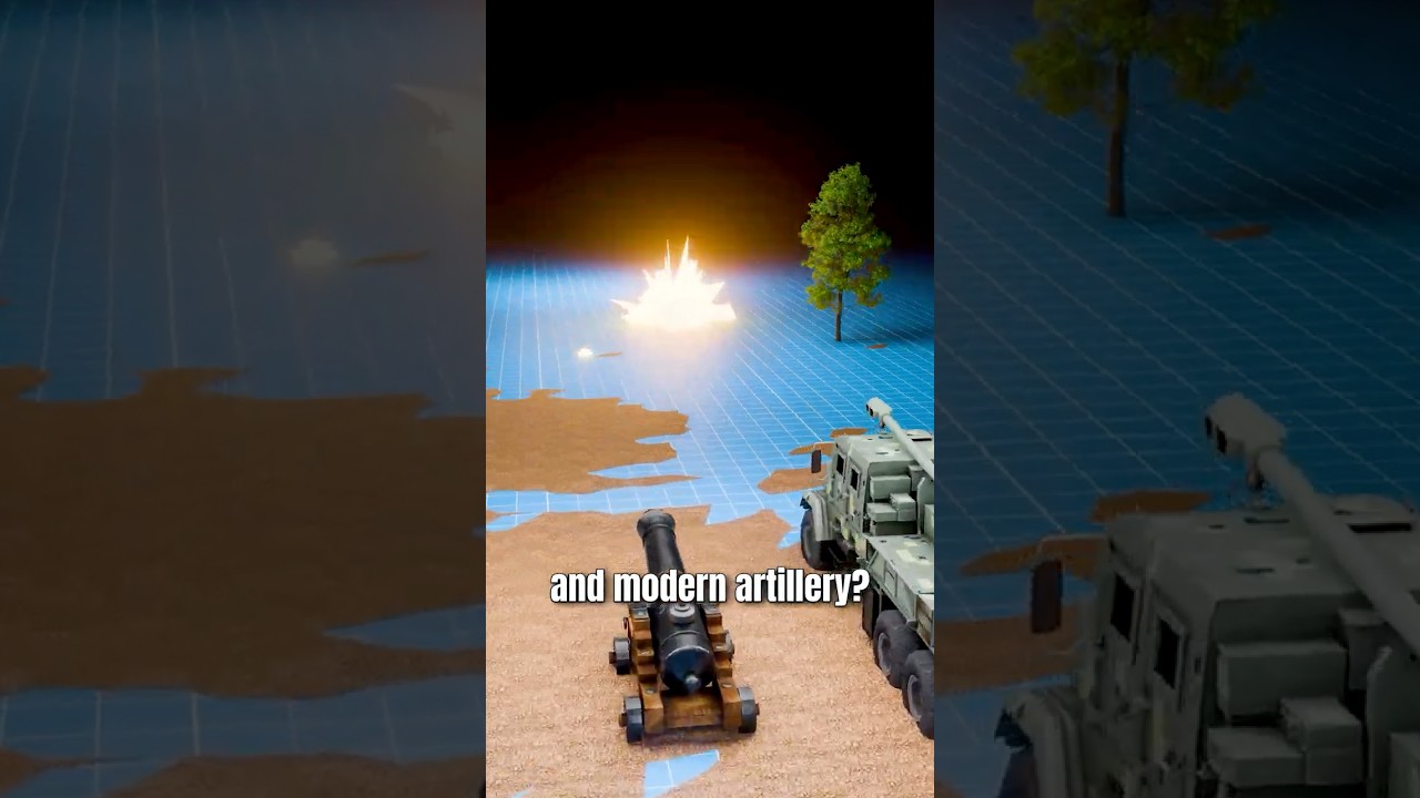 Старые пушки против современной артиллерии &mdash; разница 😳