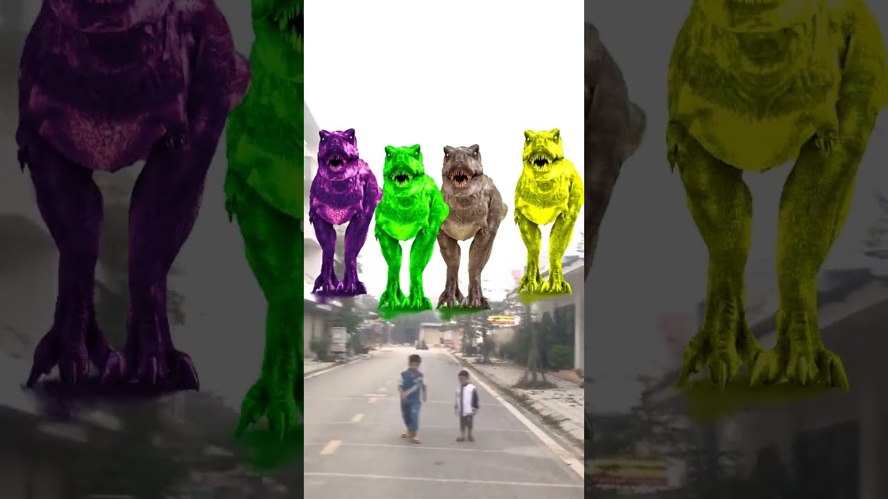 khủng long bạo ch&uacute;a nhiều m&agrave;u sắc #dinosaur #khunglog #godzilla #khủnglong #jurassicworld