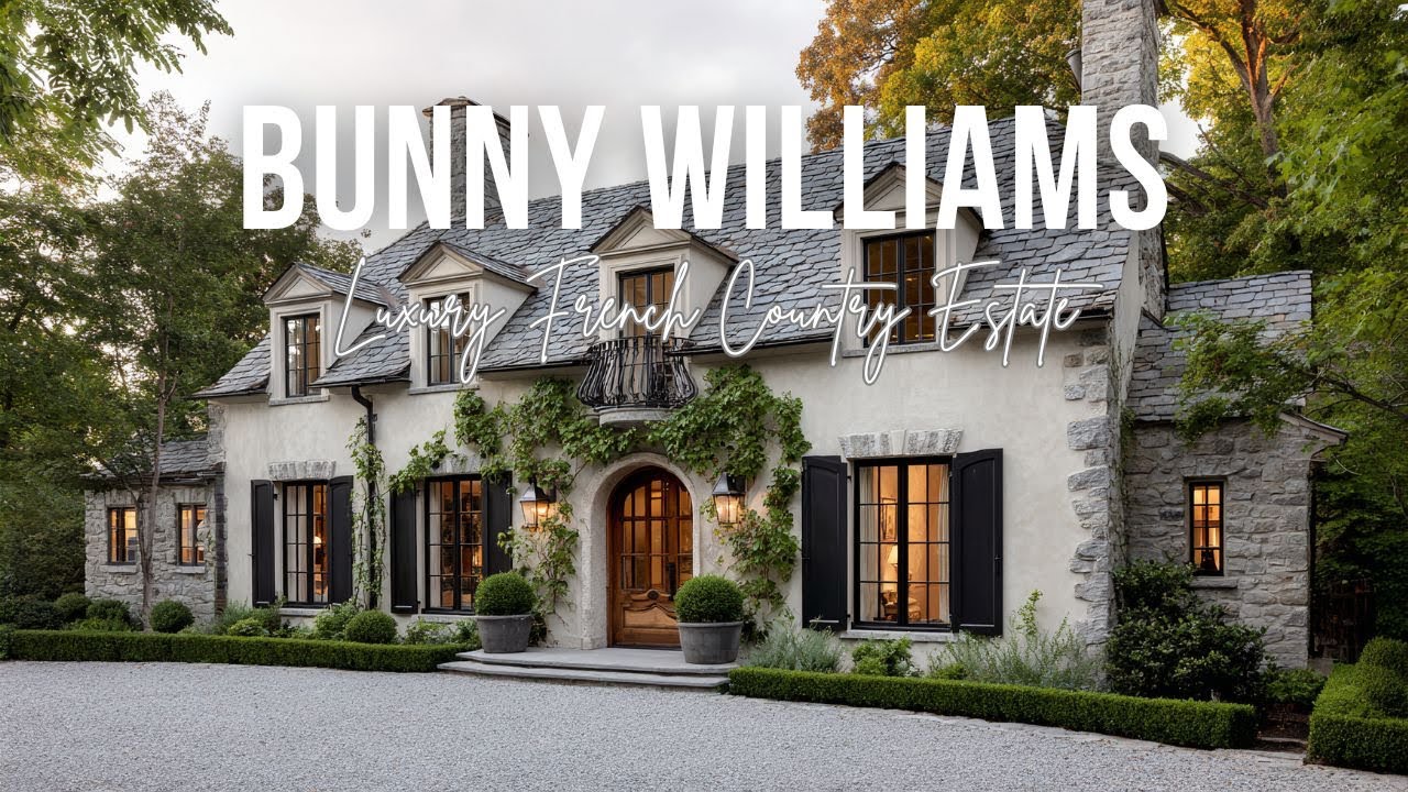 Luxury French Country Estate Inspired by Bunny Williams and Traditional European Charm