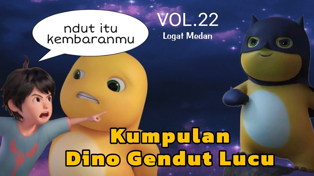 Kumpulan Dino Kuning Lucu | Kompilasi Gentong Dino Kuning | Kartun Dino Kuning Gendut | Part 22