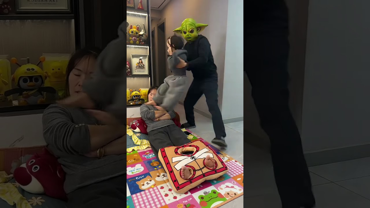 Best game play at home, Funny family play game 🤣 