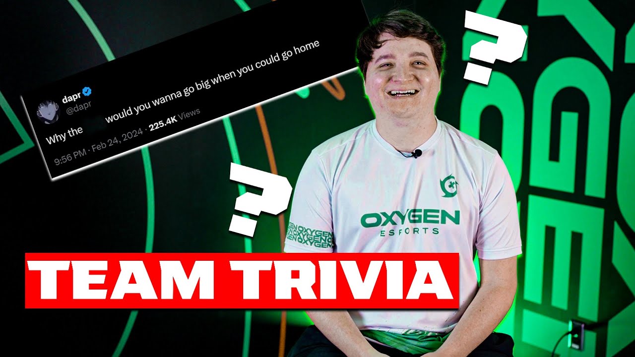 HE TWEETED WHAT?! | Oxygen Esports Valorant Trivia