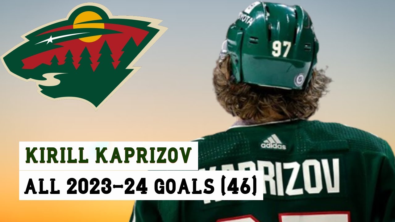 Kirill Kaprizov (#97) All 46 Goals of the 2023-24 NHL Season