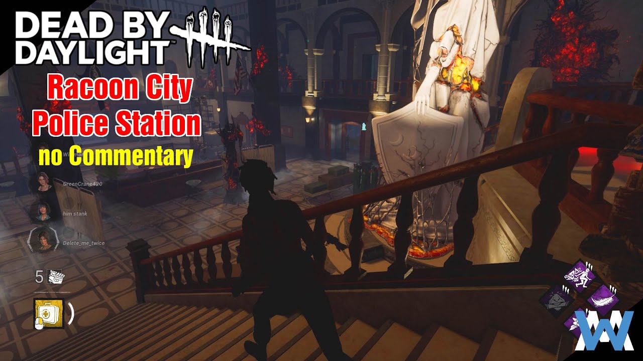 Dead By Daylight Resident Evil Racoon City Police Department Full Game No Commentary 1440p 60fps
