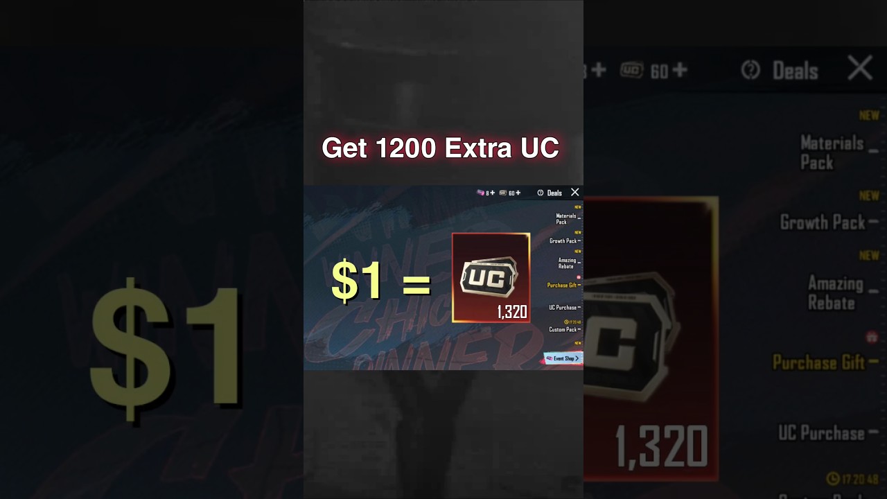 1,320 UC in $1 😱