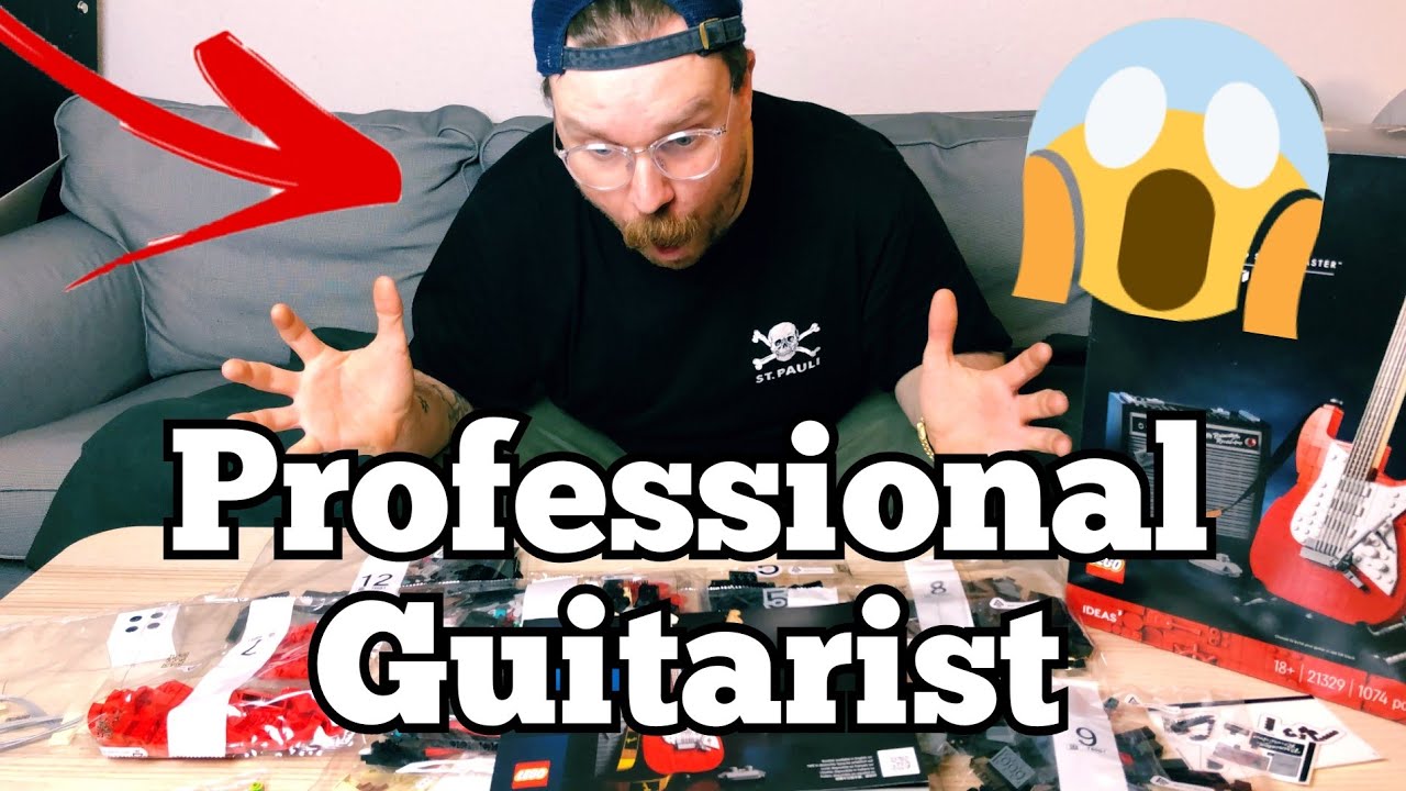 Lego 21329 Fender Stratocaster Unboxing by a professional guitarist
