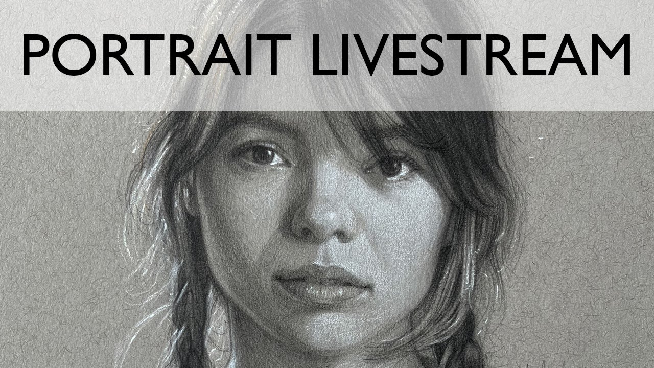 Head On Portrait Drawing