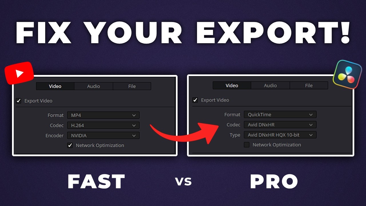BEST Export Settings in DaVinci Resolve 20 (YouTube & Shorts) + HandBrake Workflow