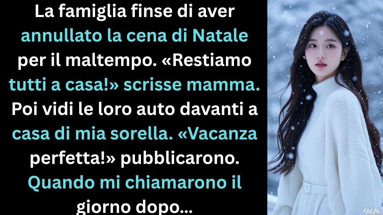 La famiglia mentì sul Natale annullato per escludermi. Il giorno dopo chiamarono tardi.