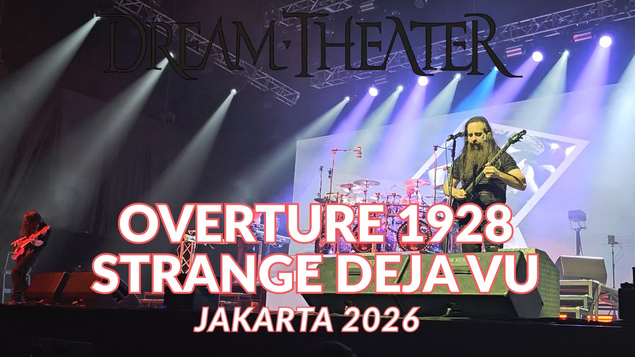 Dream Theater - Overture 1928 & Strange Deja Vu - 40th Anniversary Tour 2026 Jakarta Ancol FRONT ROW