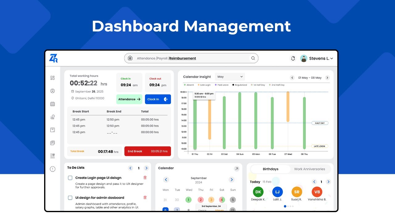 Master the ZFour HRMS Dashboard in 10 Minutes | #zfourhrms #hrsolutions #dashboard #userexperience