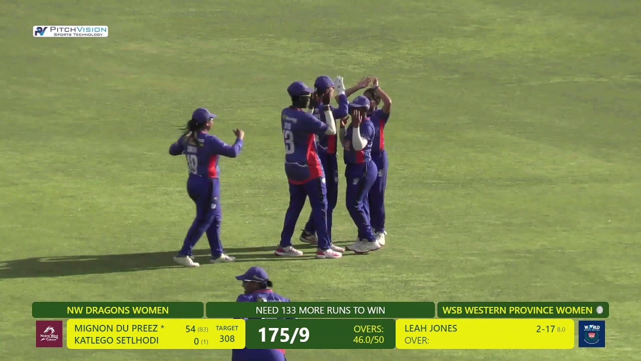 North West Dragons vs WSB Western Province | Hollywoodbets Pro50