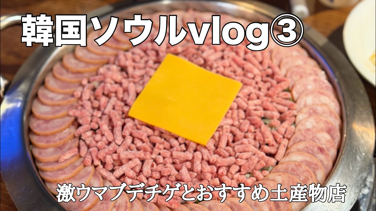 韓国ソウル旅行vlog2025③。江南の激ウマブデチゲと、明洞のおすすめ土産物店のご紹介。