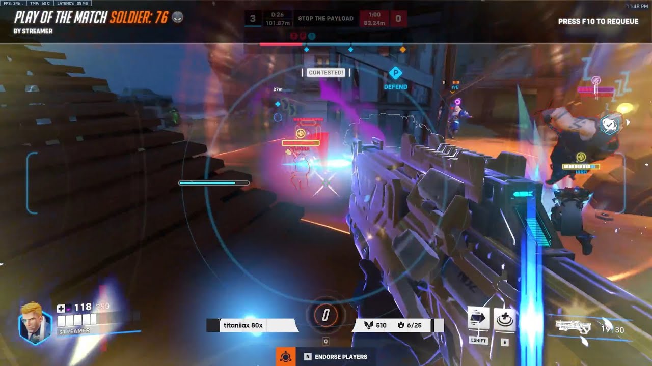29K DMG! OVERWATCH 2 SEASON 10 GALE INSANE SOLDIER 76 GAMEPLAY