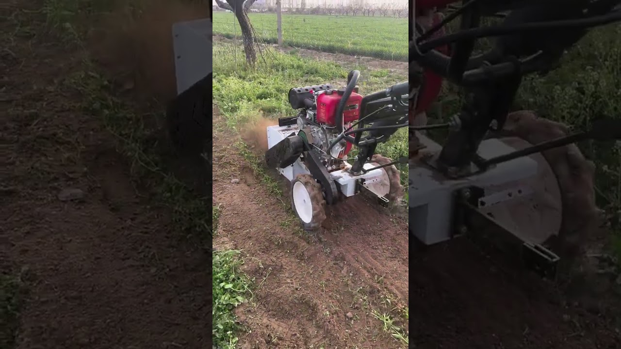 Diesel Rotary Tiller Diesel Mini Tiller Weeder Mini Tiller #farming