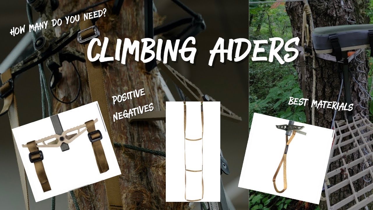 Climbing stick aiders / best materials / positive negatives and getting up there high