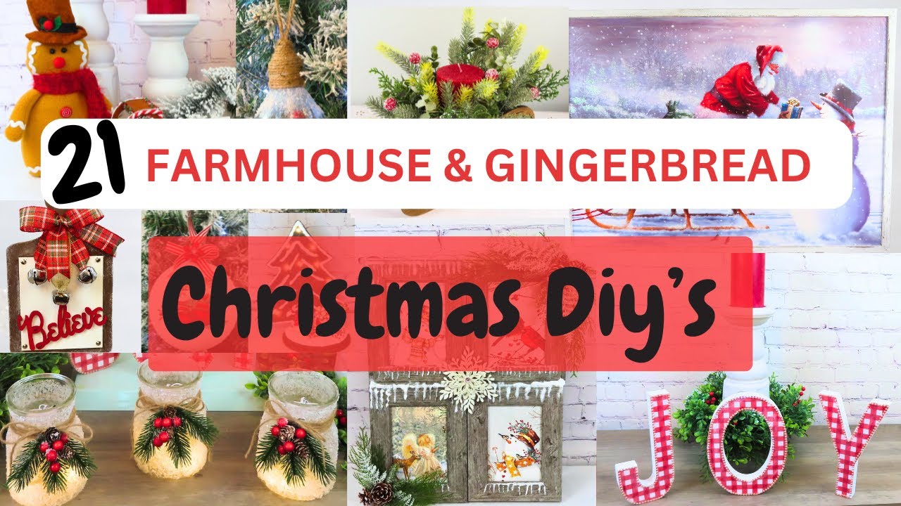 21 STUNNING CHRISTMAS DIY'S & DECOR | YOU  will want to make NOW!! |  DOLLAR TREE CRAFTS