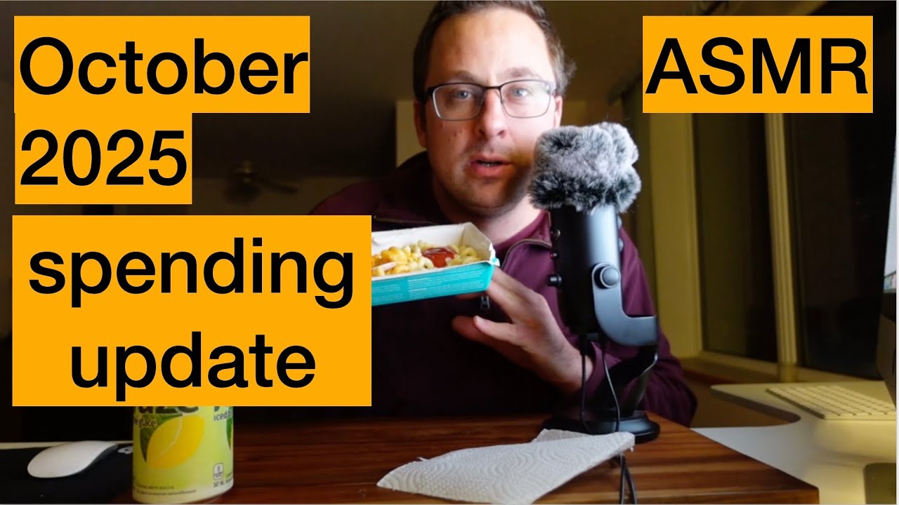 ASMR, октябрь 2025 г., расходы, поедание макарон с сыром, шепот, болтовня