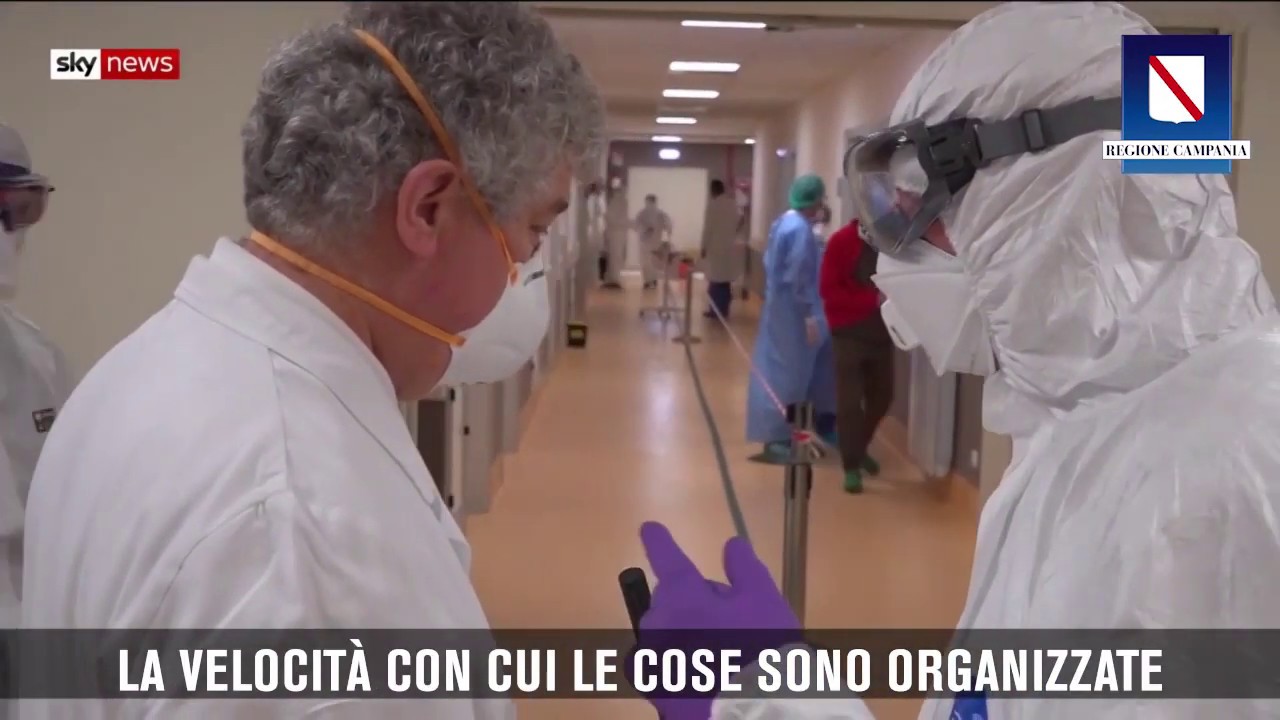 Coronavirus: il servizio di Sky News Uk sul Cotugno di Napoli