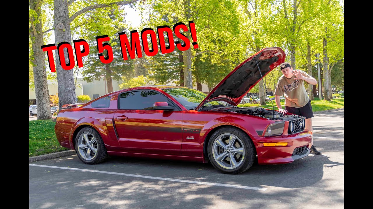 Top 5 First Mods for any 2005-2009 Mustang!