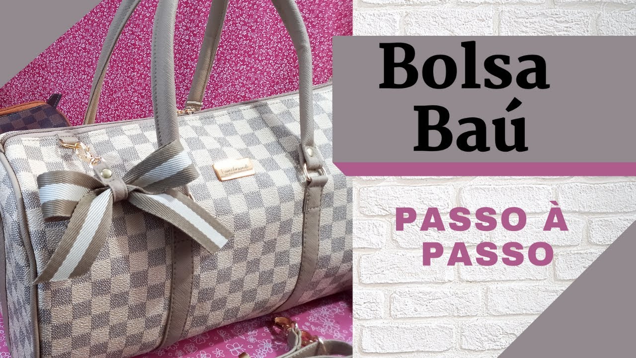 Como fazer  bolsa baú passo a passo!