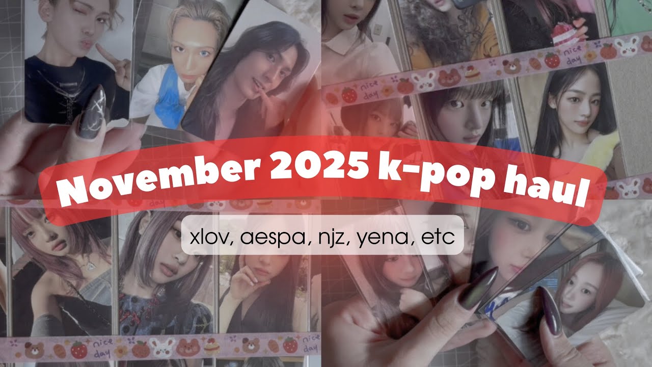 ☆ ( ˘ᵕ˘ ) 💌 k-pop haul | распаковка писем с к-поп картами за ноябрь ⊹₊˚ෆ