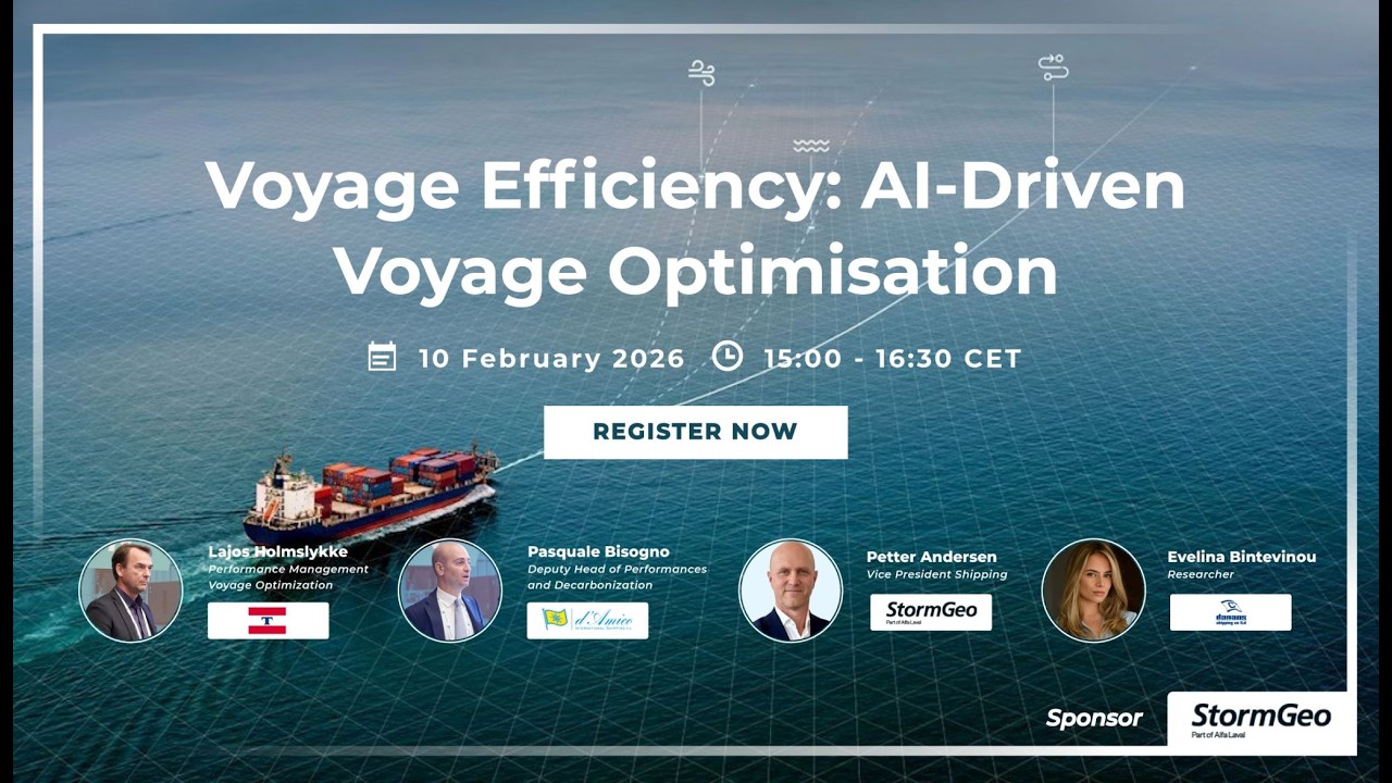 BS Group Virtual Conference: Voyage Efficiency: AI-Driven Voyage Optimisation