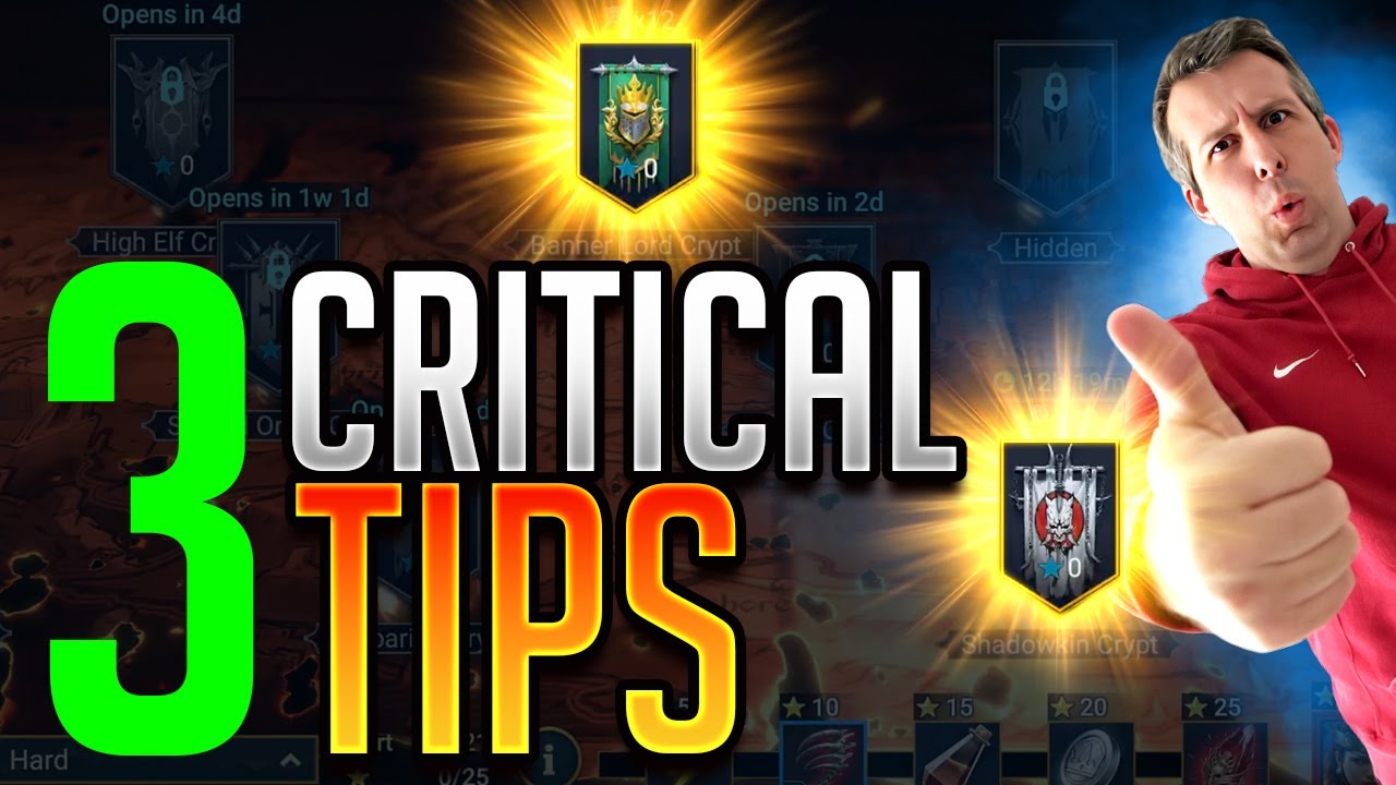 3 TIPS & FIRST PLAY THROUGH OF HARD FACTION WARS | Raid: Shadow Legends