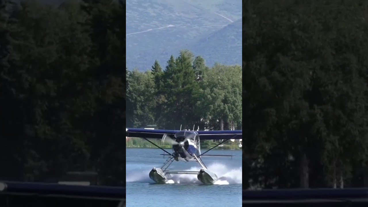 Regal Air DHC-2 Beaver Taking off West at Lake Hood