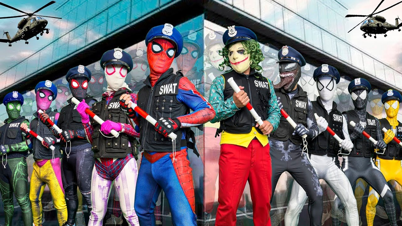Siêu Nhân Nhện Và Team Phản Diện: Deadpool Cần Được Giúp Đỡ || Tổng Hợp Video Hành Động Hay Nhất