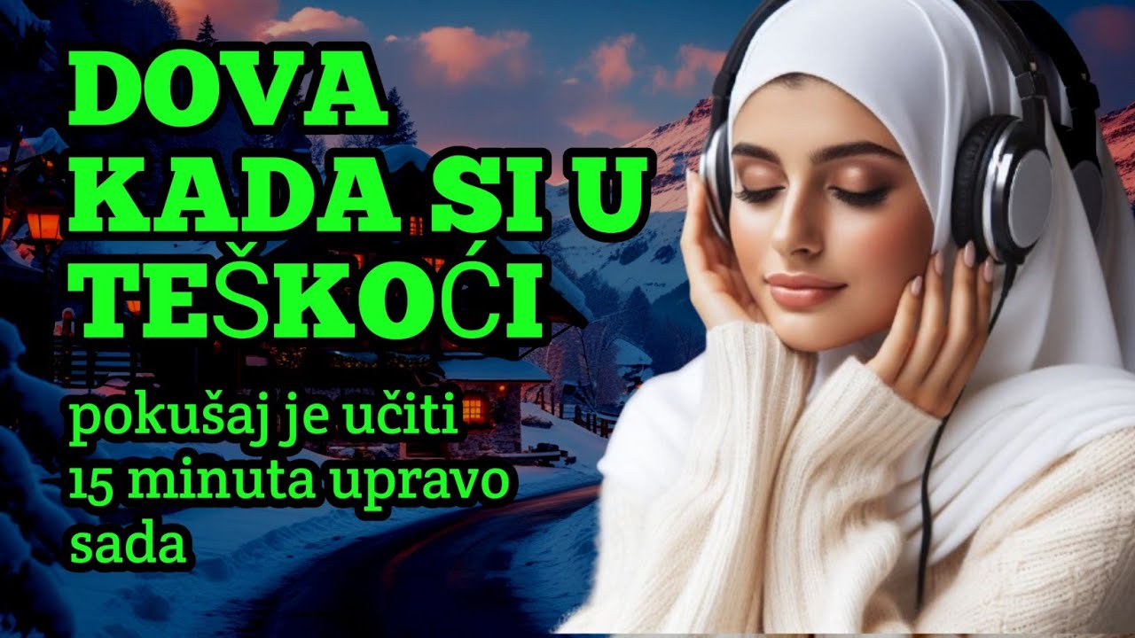 Dova kada si u teškoći, pokušaj je učiti 15 minuta upravo sada