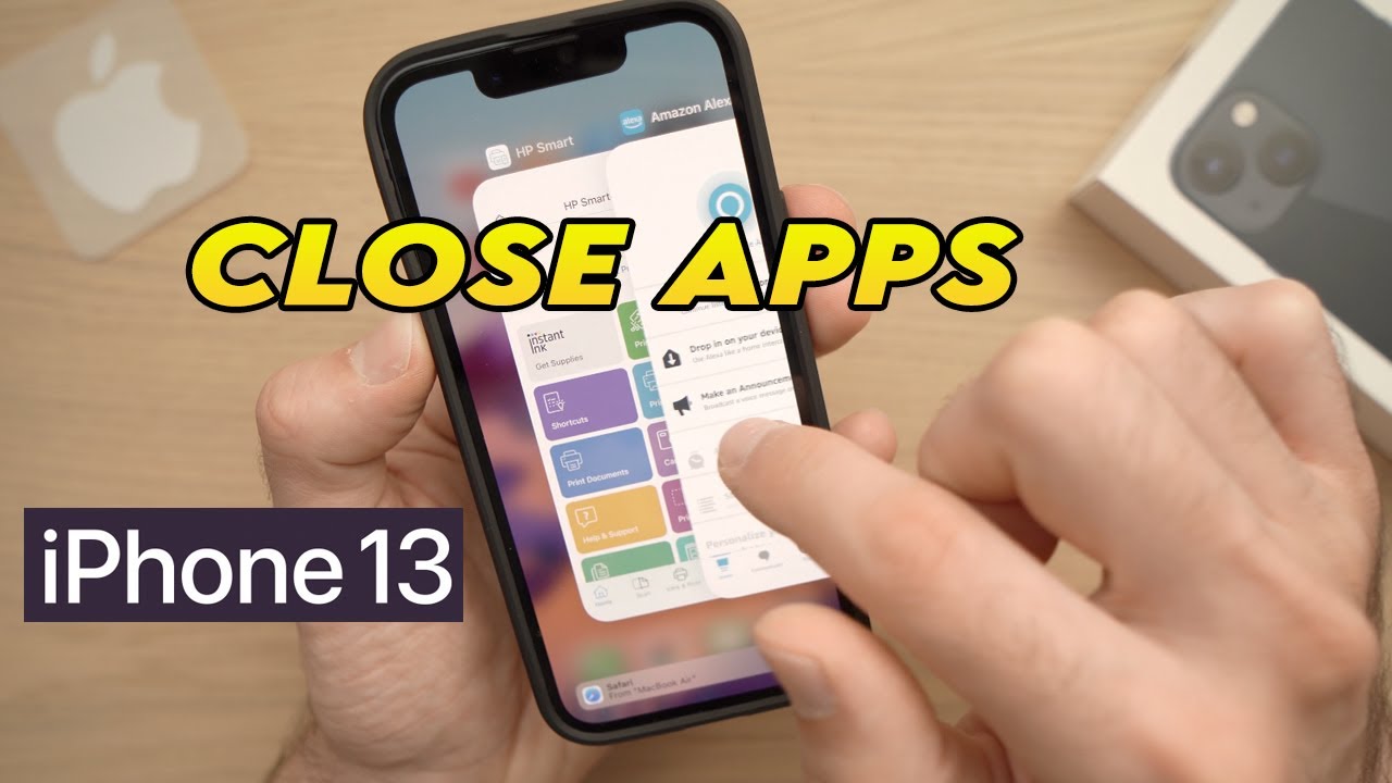 Hot to Close Apps on iPhone 13, iPhone 13 Mini & iPhone 13 Pro
