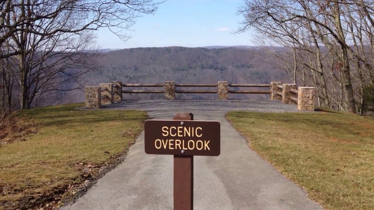 Pipestem Scenic Overlook in Winter