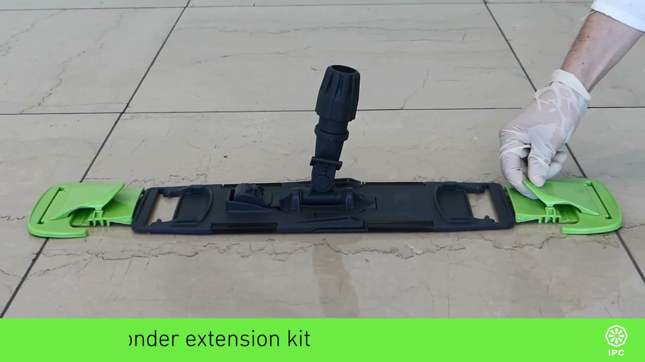 Support de frange universel pour balayage à plat Olympic pour les professionnels du nettoyage.