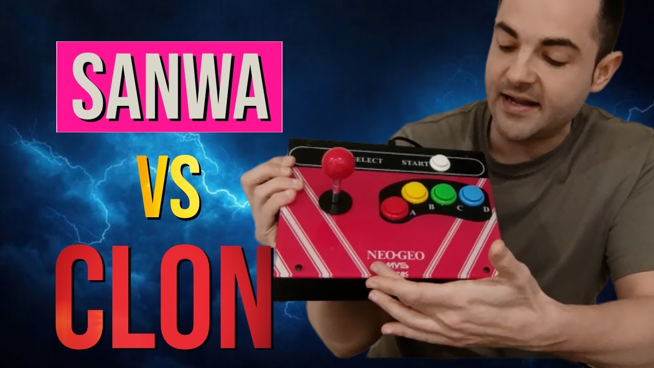 🔥 NEO GEO AES con stick SANWA vs CLON Se nota la diferencia? 🕹️💥MODS de ARCADE STICKS 🛠️🕹️