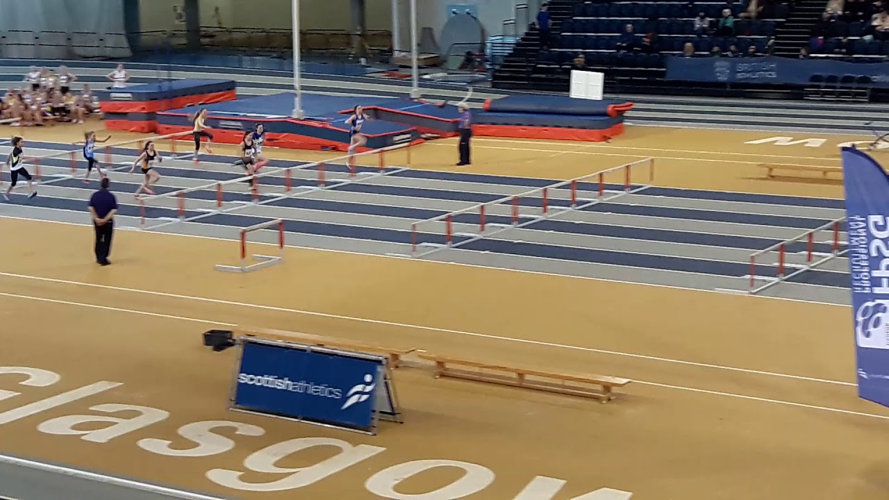 Girls U13 60m hurdles Darcie Black