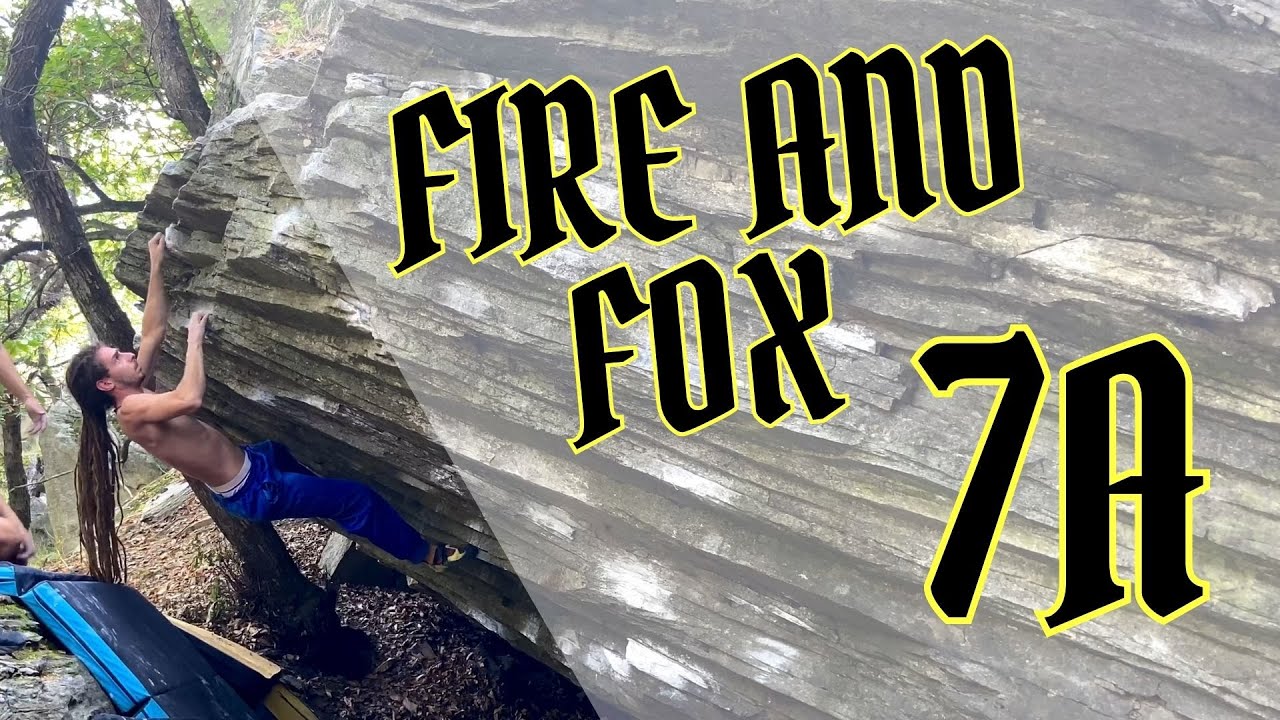 Fire and Fox 7A - Chironico Boulder in Ticino