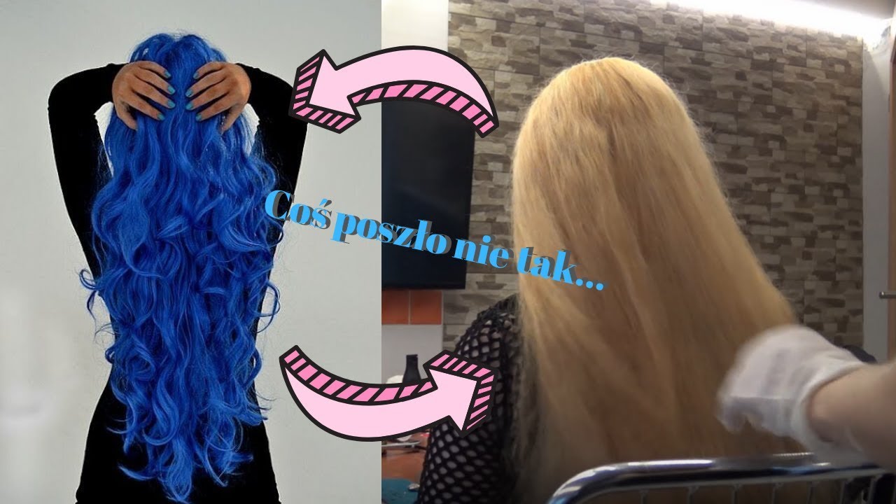 Farbowanie włosów na niebiesko *wesele*