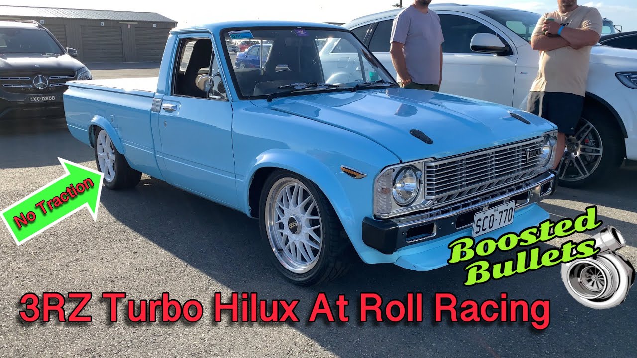 3RZ Turbo Hilux Hits The Track For The First Time At The BEND Roll Racing, March 18th 2023