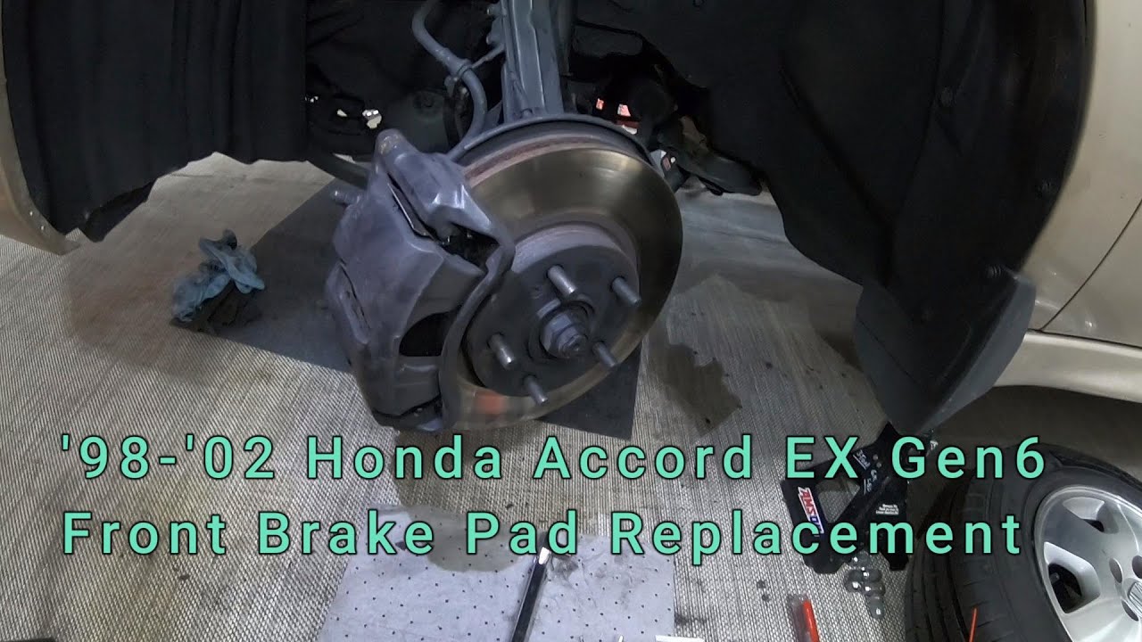 Honda J30 ('98-'02) V6 Routine Maintenance-front brakes