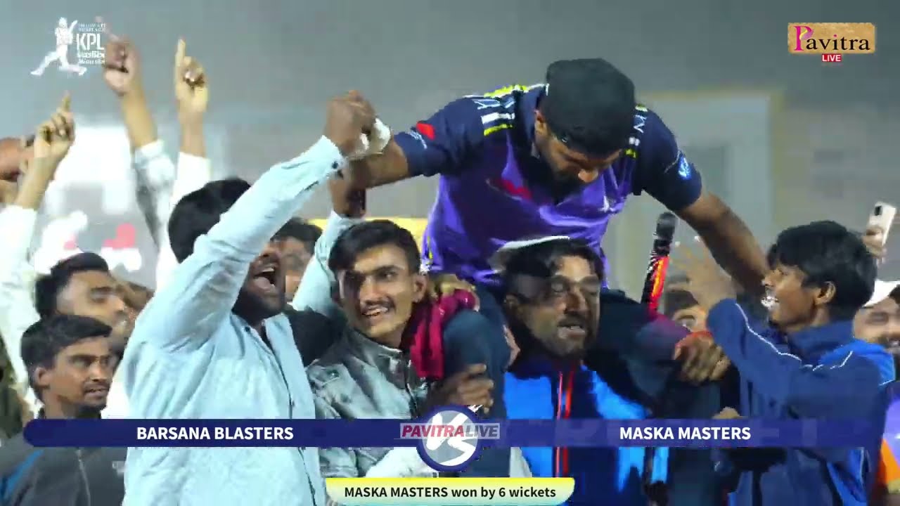 HIGHLIGHT - SEMI FINAL : BARSANA BLASTERS vs MASKA MASTERS Kutchmitra Premier League - HIMS KPL3