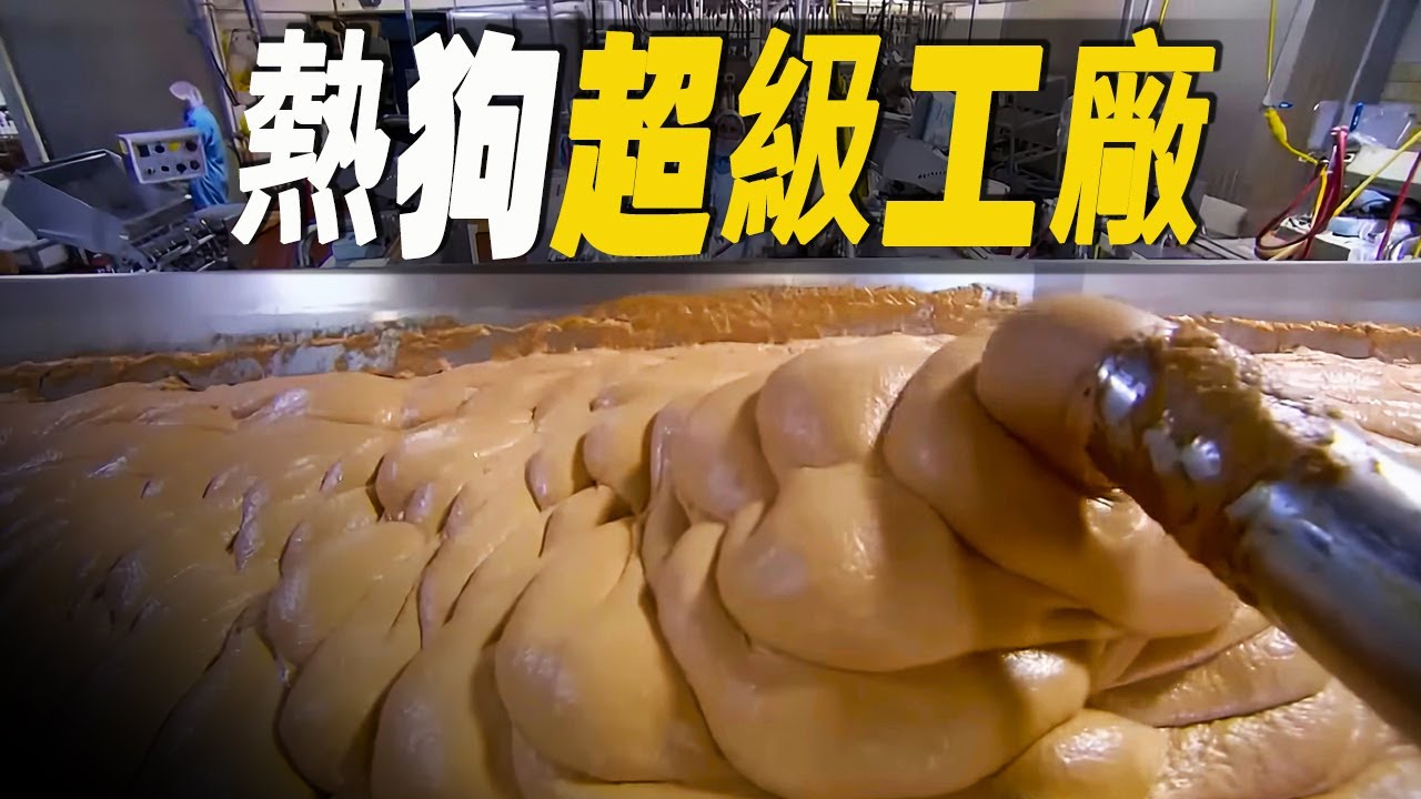 走進熱狗製作超級工廠，每小時生產30萬根熱狗，這種美食為何被稱為熱狗？ 