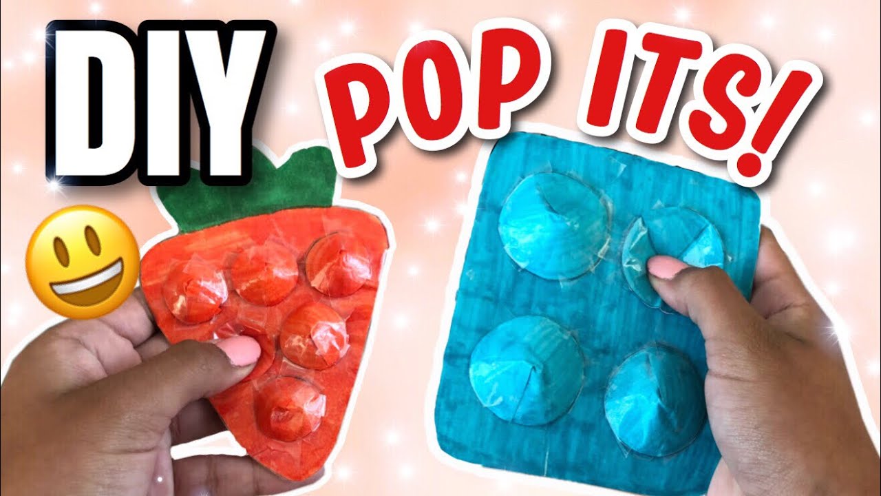 Самодельные POP ITS - супер простые ФИДЖЕТЫ!
